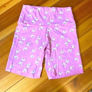 Aerie Offline bike shorts pink